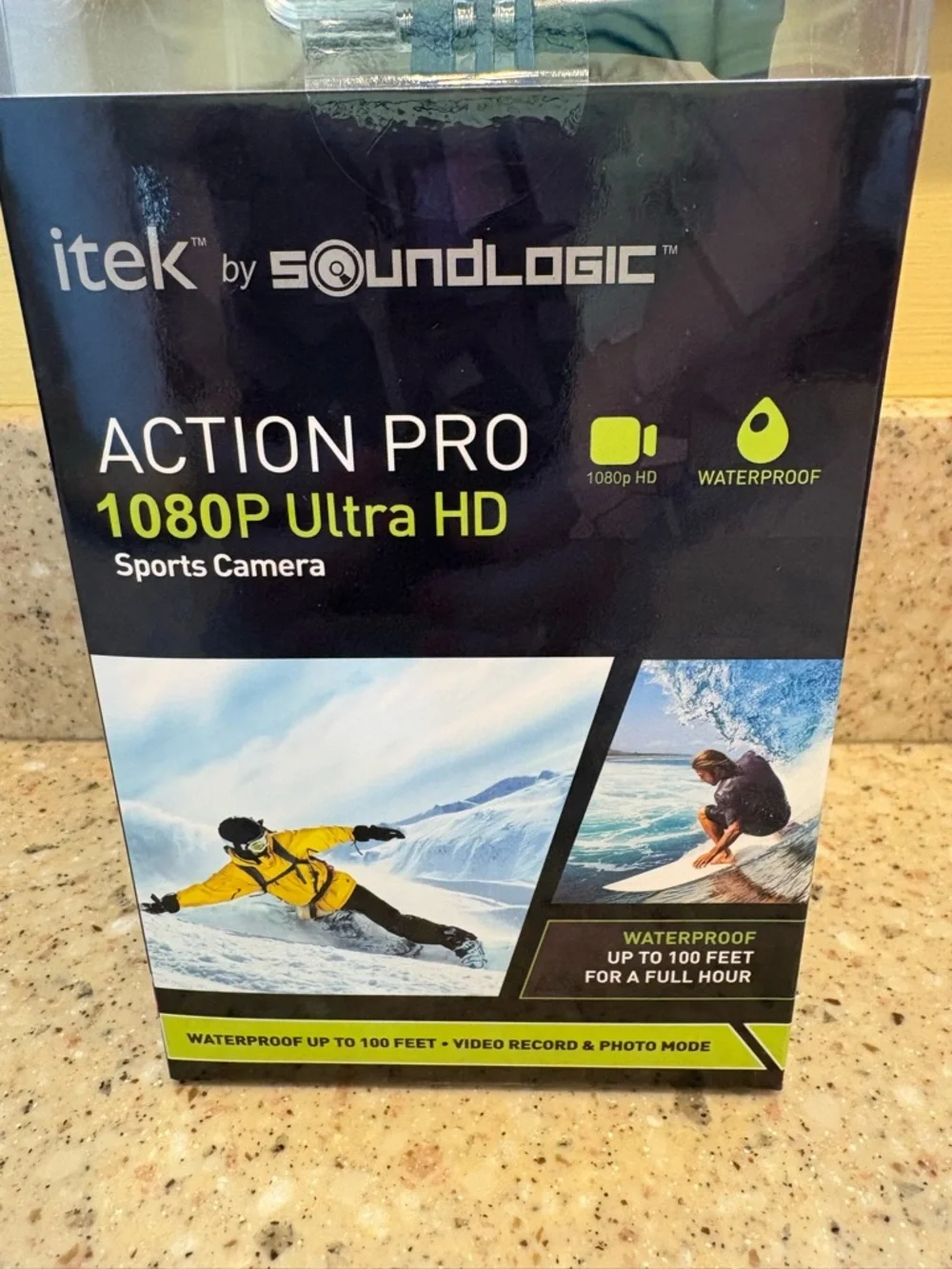 Itek SoundLogic Action Pro 1080P Ultra HD Waterproof Sports Camera & Accessories